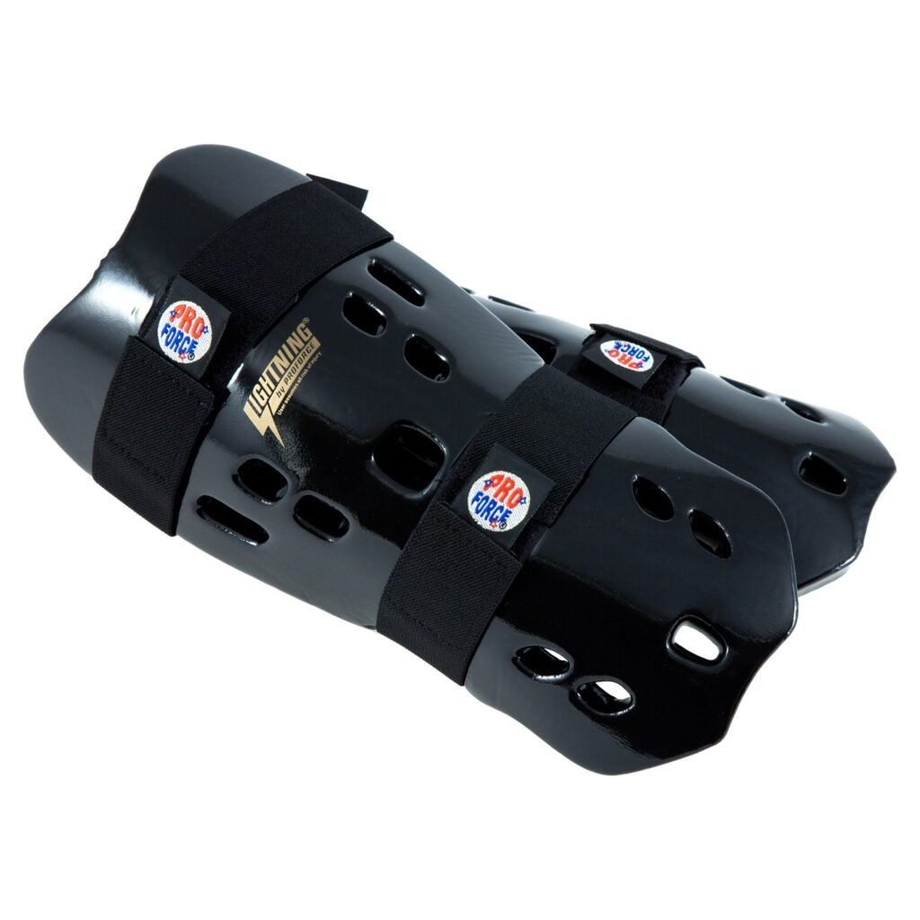 ProForce Lightning Shin Guards - Black, Child/Small