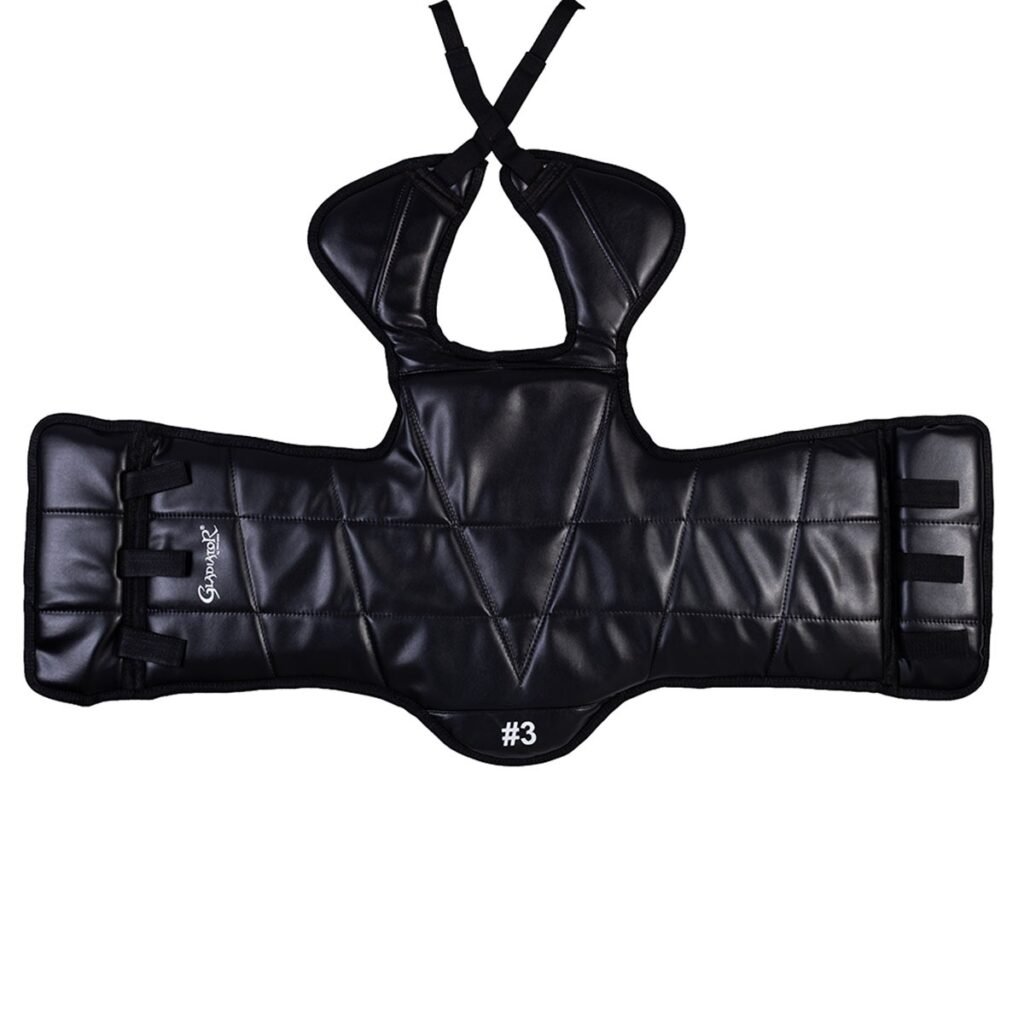 ProForce Gladiator TKD Chest Guard - Black, Child 0-1Gi