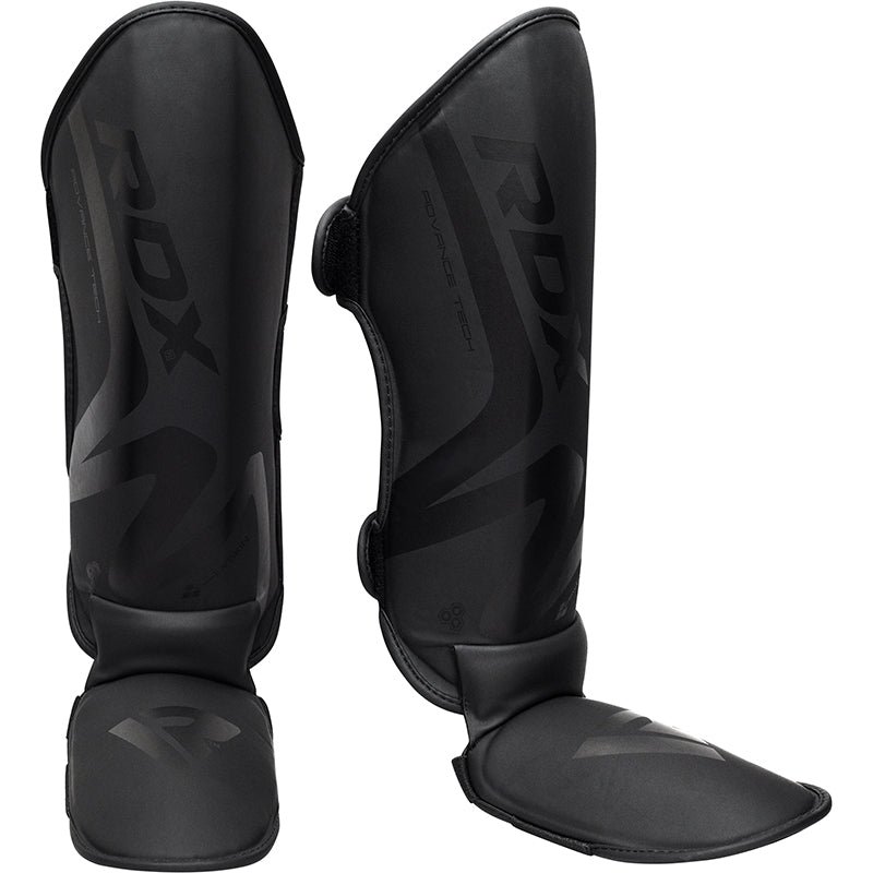RDX T15 Matte Black Shin Instep Guards